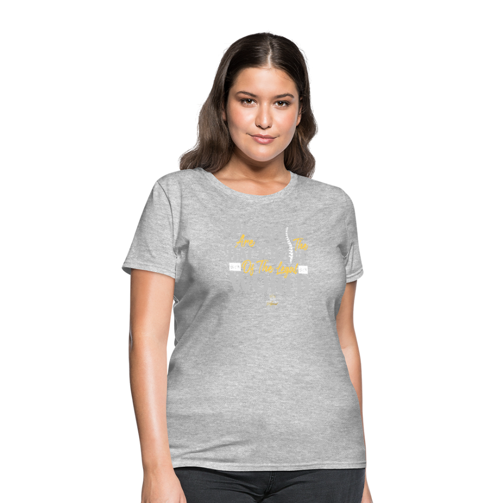 "Paralegal Backbone" Women's Soft T-Shirt - heather gray