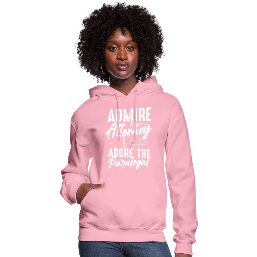 "Adore The Paralegal" Women's Hoodie - classic pink