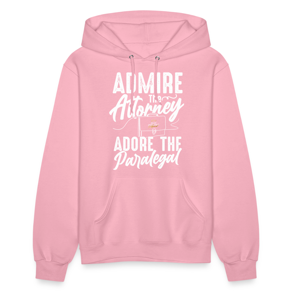 "Adore The Paralegal" Women's Hoodie - classic pink