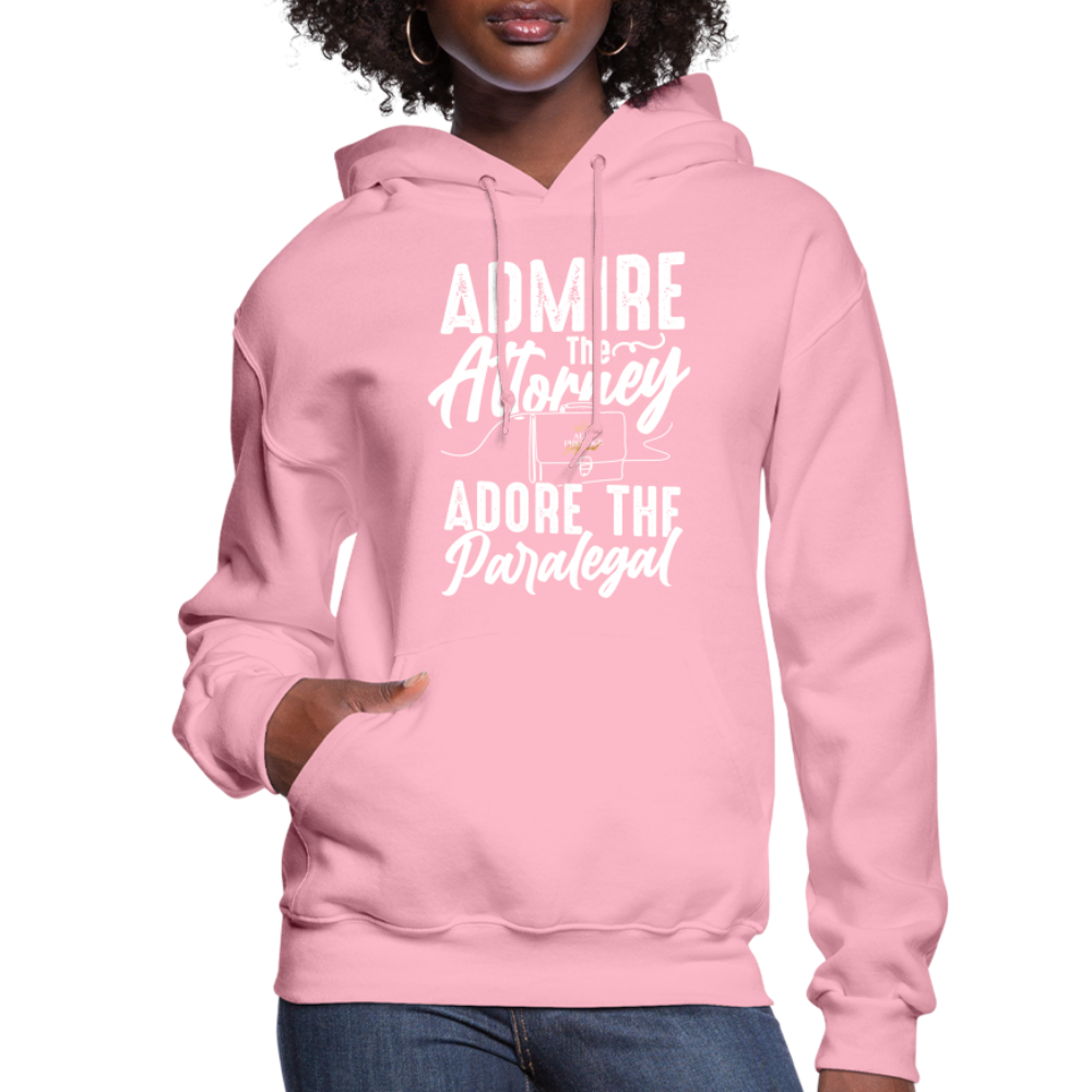 "Adore The Paralegal" Women's Hoodie - classic pink
