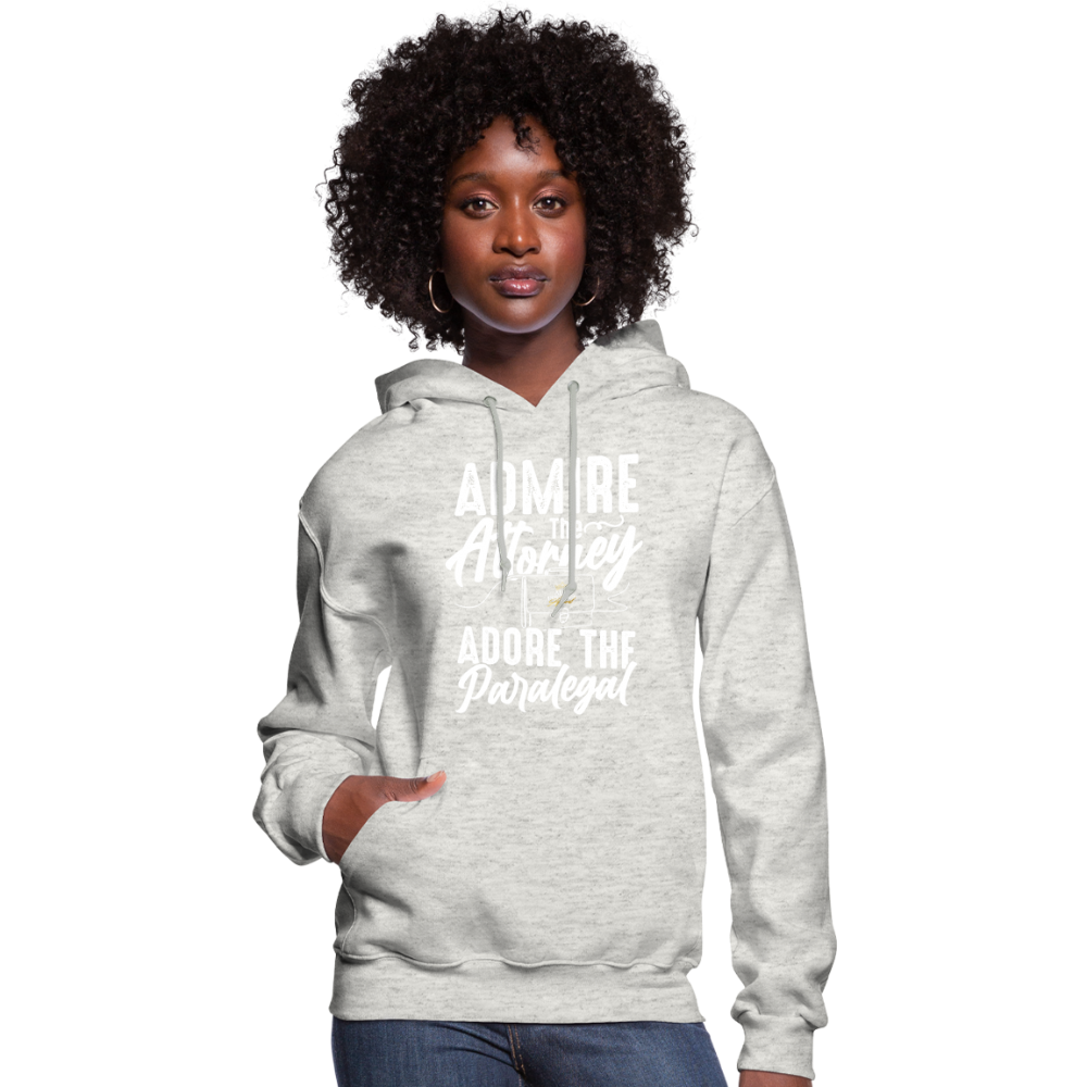 "Adore The Paralegal" Women's Hoodie - heather oatmeal