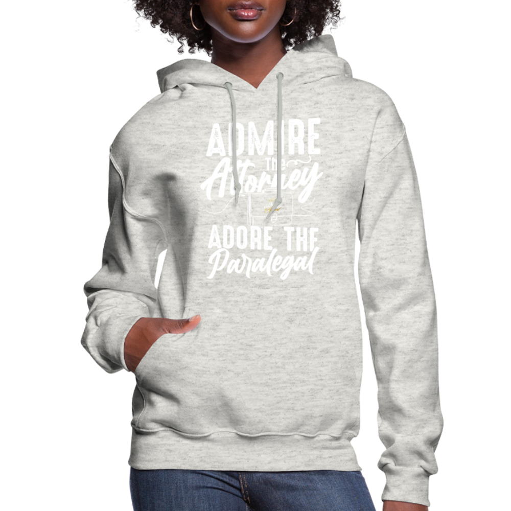 "Adore The Paralegal" Women's Hoodie - heather oatmeal