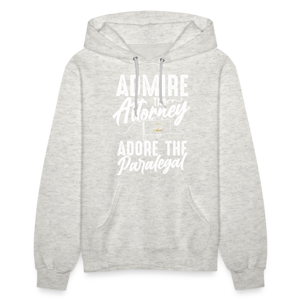 "Adore The Paralegal" Women's Hoodie - heather oatmeal