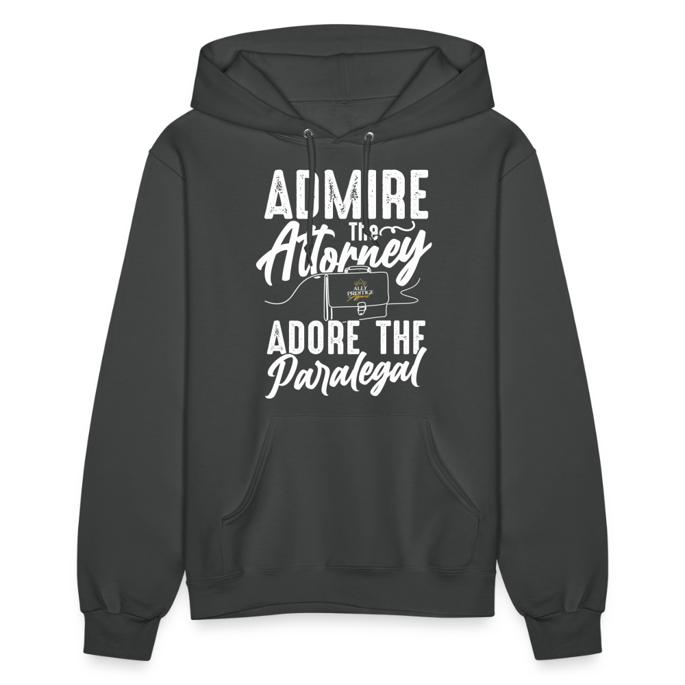 "Adore The Paralegal" Women's Hoodie - asphalt