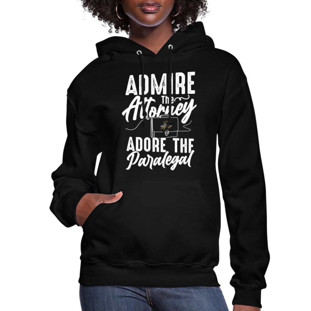 "Adore The Paralegal" Women's Hoodie - black