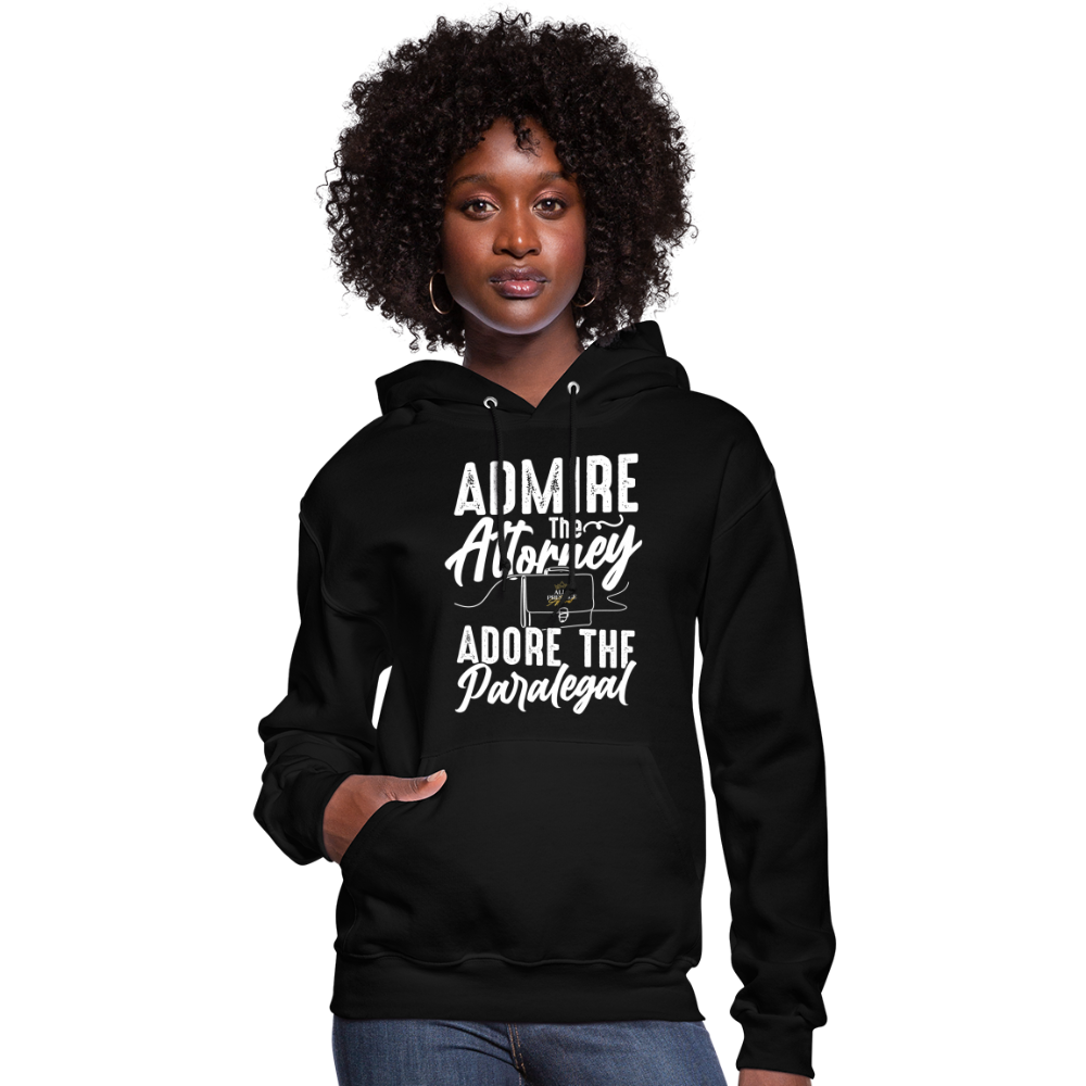 "Adore The Paralegal" Women's Hoodie - black
