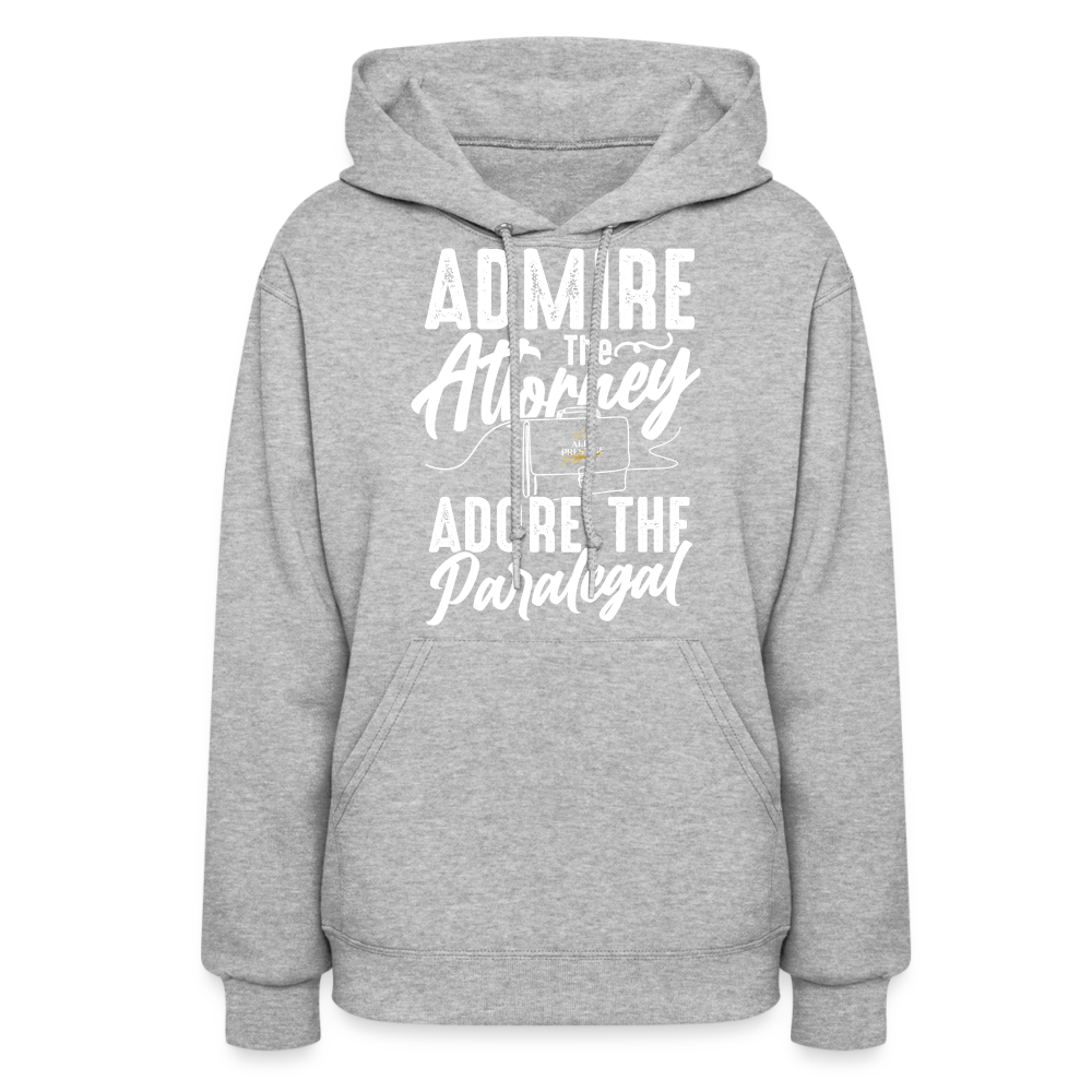 "Adore The Paralegal" Women's Hoodie - heather gray
