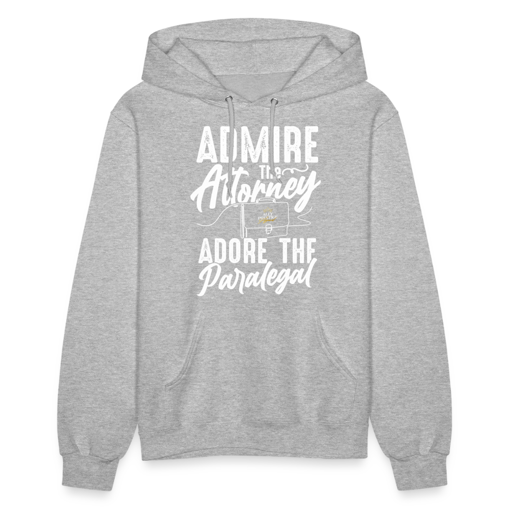 "Adore The Paralegal" Women's Hoodie - heather gray