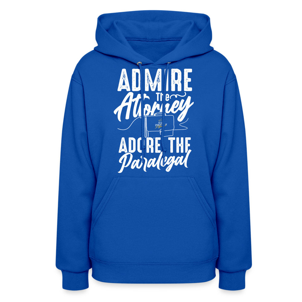 "Adore The Paralegal" Women's Hoodie - royal blue