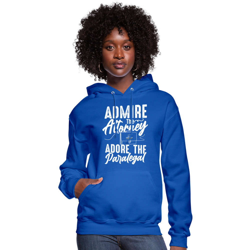 "Adore The Paralegal" Women's Hoodie - royal blue