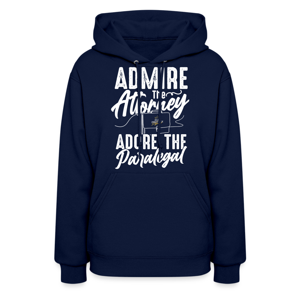 "Adore The Paralegal" Women's Hoodie - navy