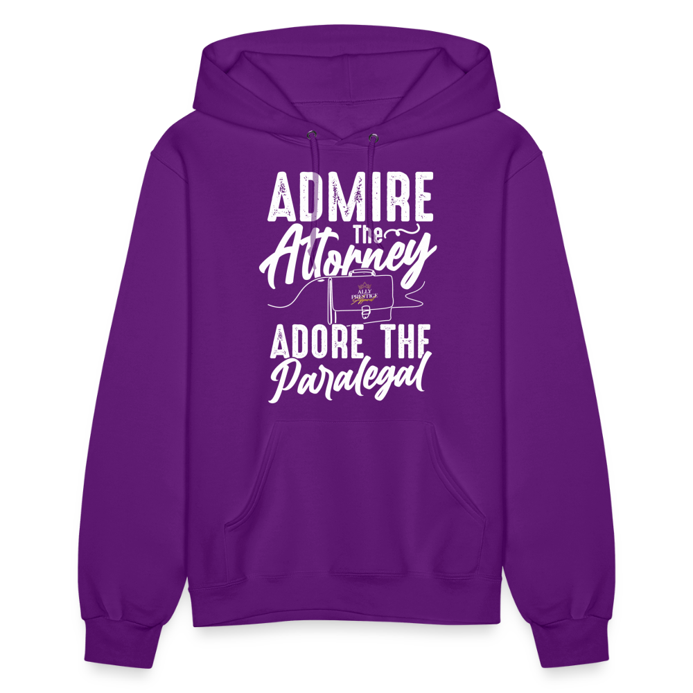 "Adore The Paralegal" Women's Hoodie - purple