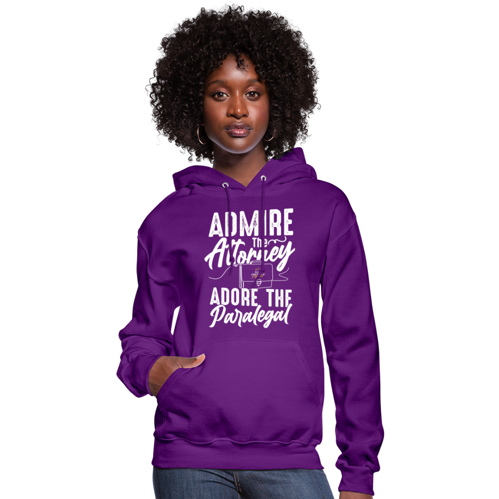 "Adore The Paralegal" Women's Hoodie - purple
