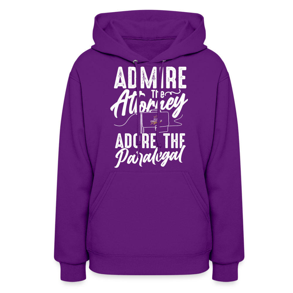 "Adore The Paralegal" Women's Hoodie - purple