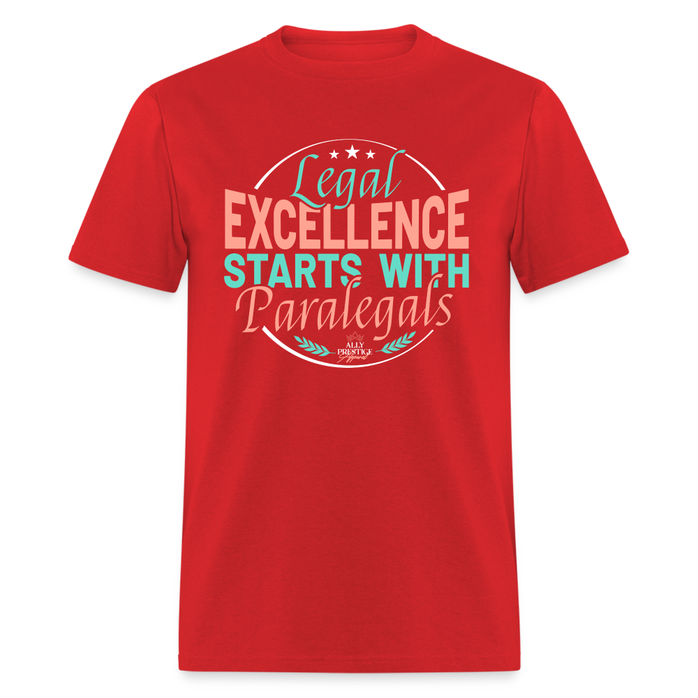 "Legal Excellence" Unisex Classic T-Shirt - red