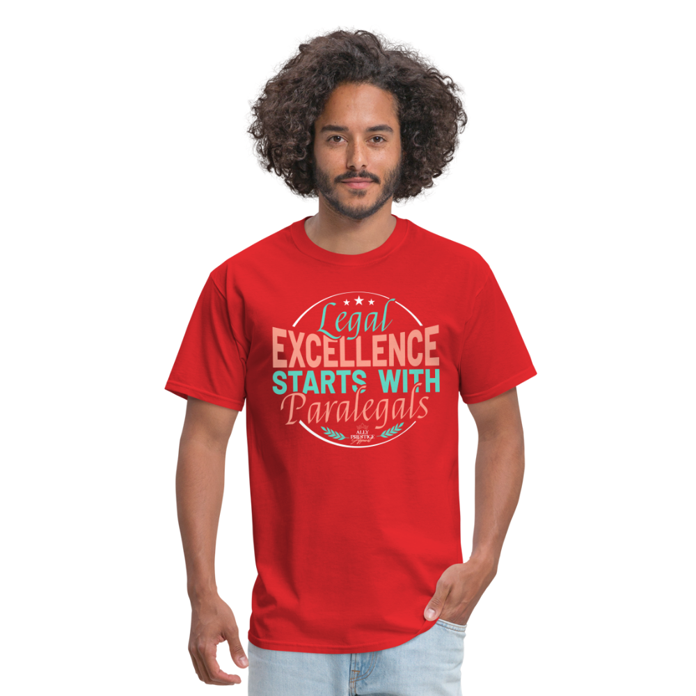 "Legal Excellence" Unisex Classic T-Shirt - red