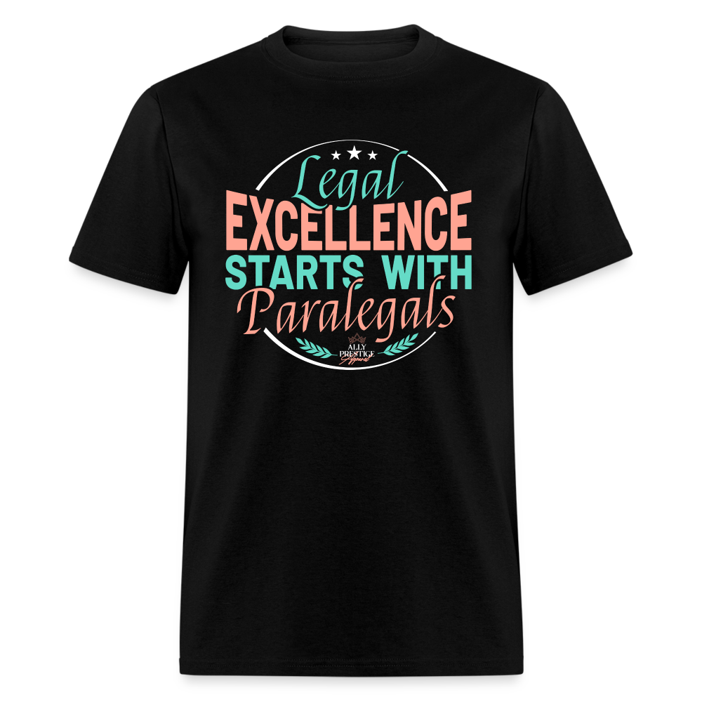 "Legal Excellence" Unisex Classic T-Shirt - black