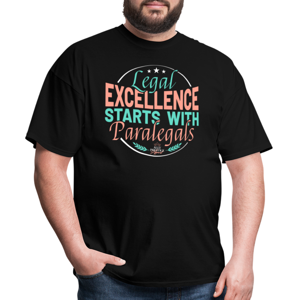 "Legal Excellence" Unisex Classic T-Shirt - black