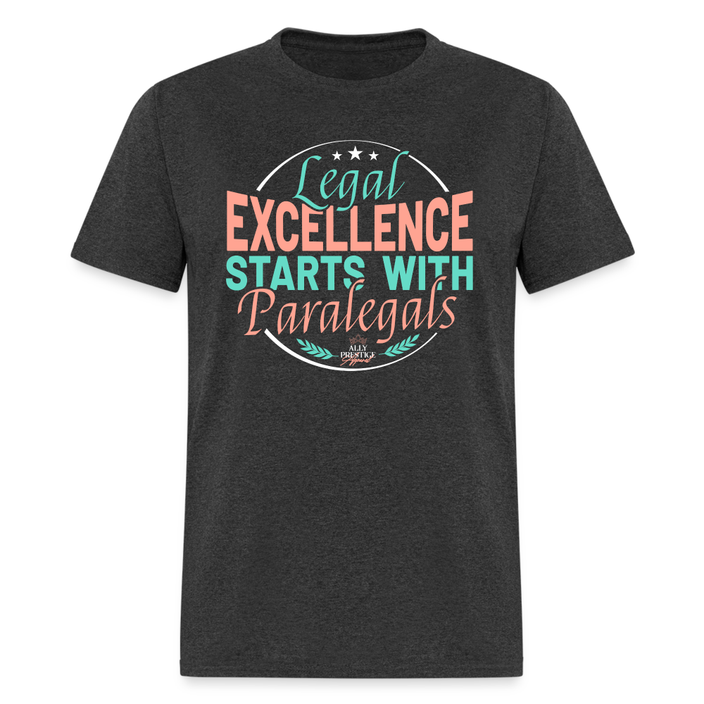 "Legal Excellence" Unisex Classic T-Shirt - heather black