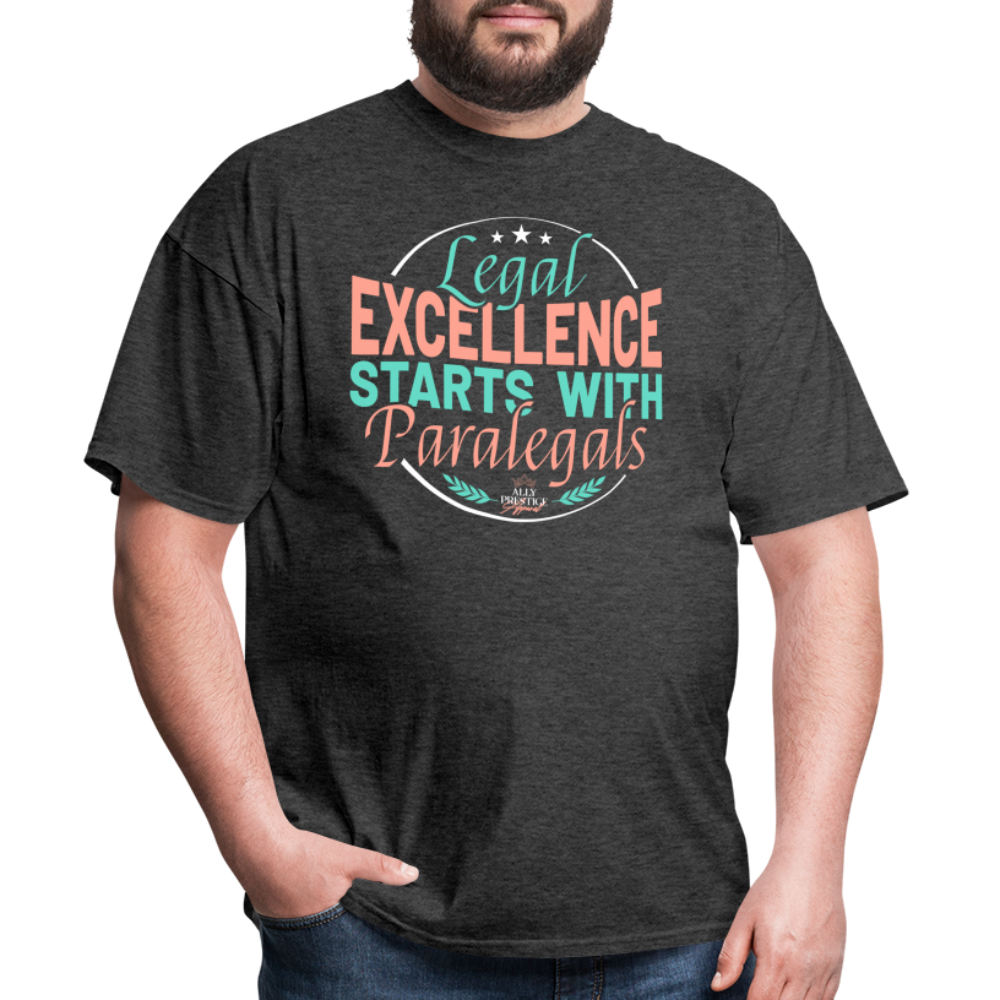 "Legal Excellence" Unisex Classic T-Shirt - heather black