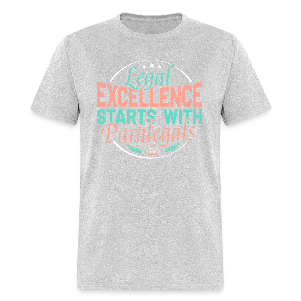 "Legal Excellence" Unisex Classic T-Shirt - heather gray