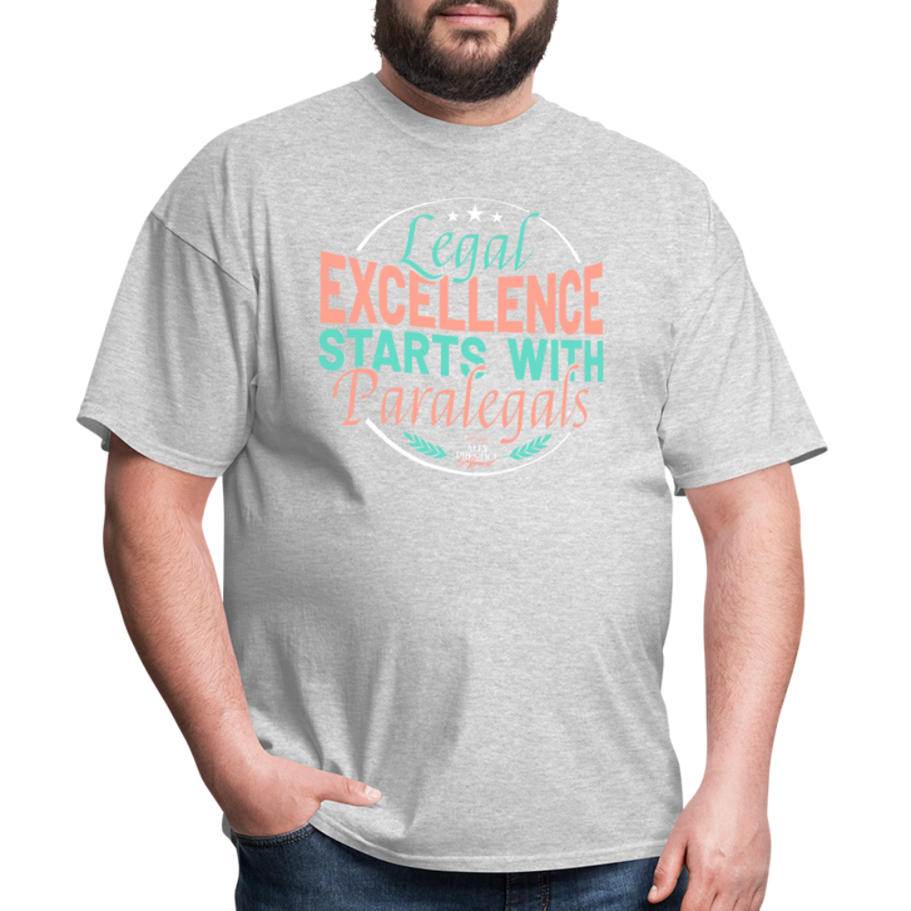 "Legal Excellence" Unisex Classic T-Shirt - heather gray