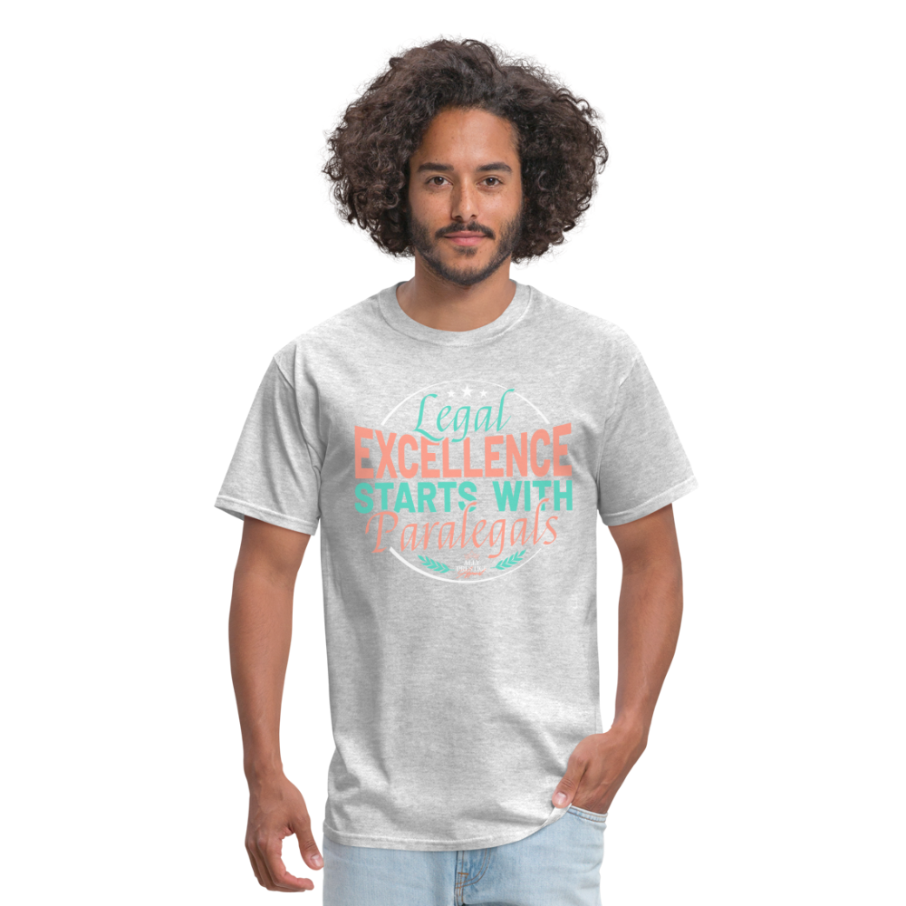"Legal Excellence" Unisex Classic T-Shirt - heather gray