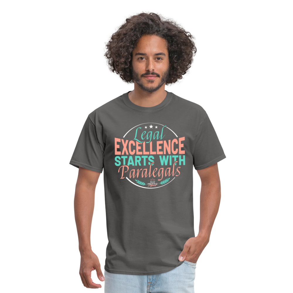 "Legal Excellence" Unisex Classic T-Shirt - charcoal