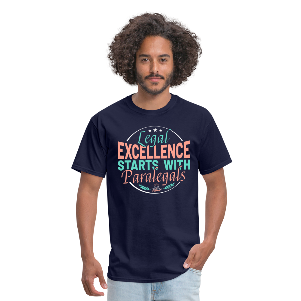 "Legal Excellence" Unisex Classic T-Shirt - navy