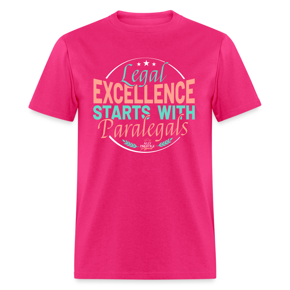 "Legal Excellence" Unisex Classic T-Shirt - fuchsia