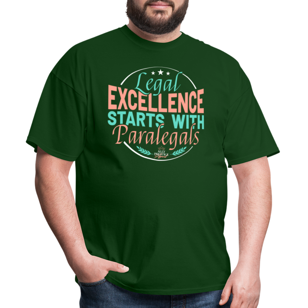 "Legal Excellence" Unisex Classic T-Shirt - forest green