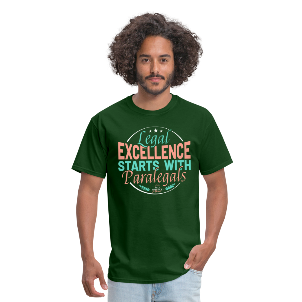 "Legal Excellence" Unisex Classic T-Shirt - forest green