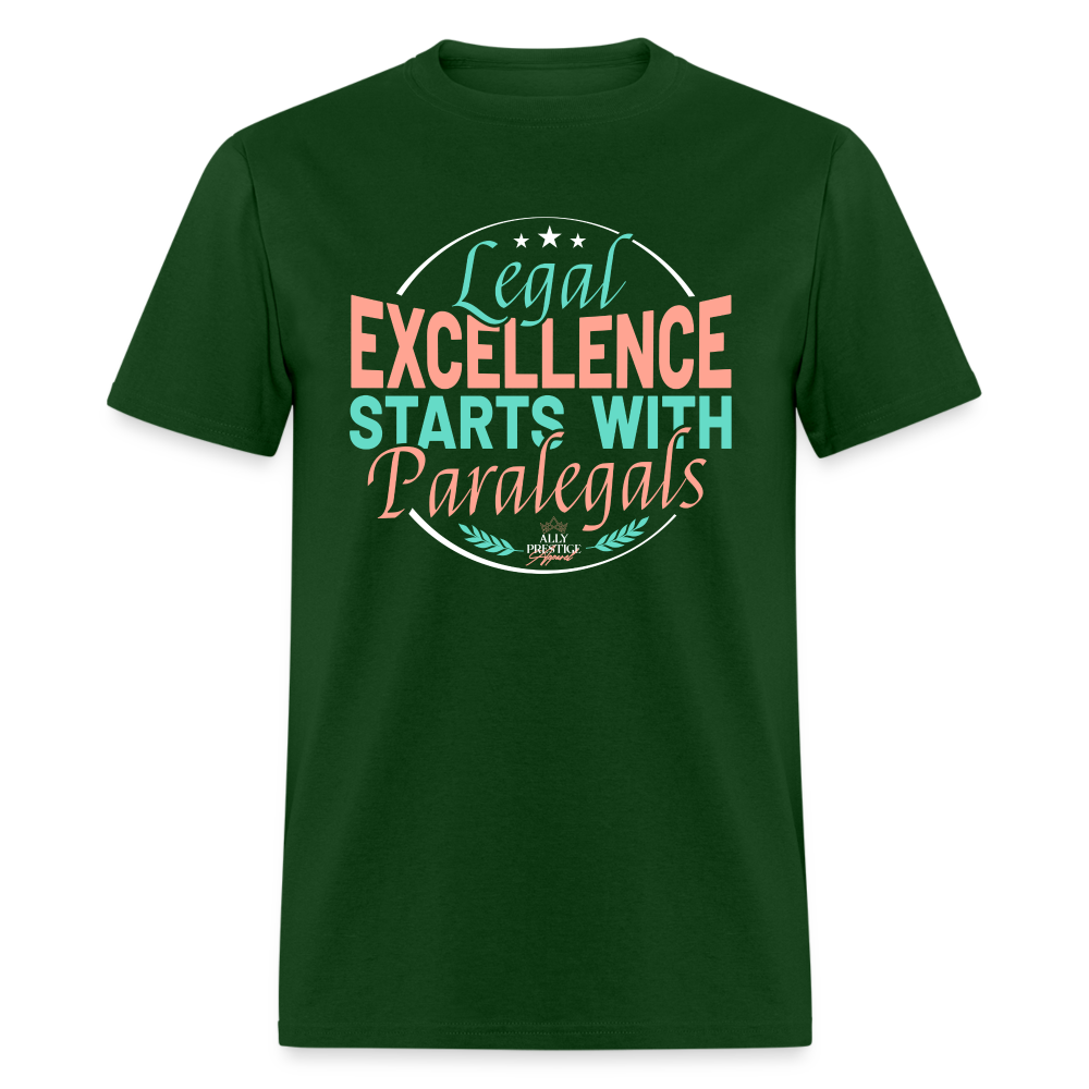 "Legal Excellence" Unisex Classic T-Shirt - forest green
