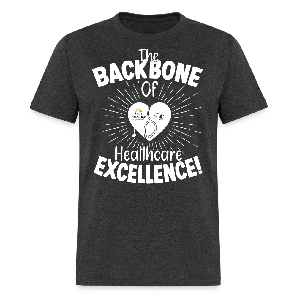 "Nurse Backbone" Unisex Classic T-Shirt - heather black