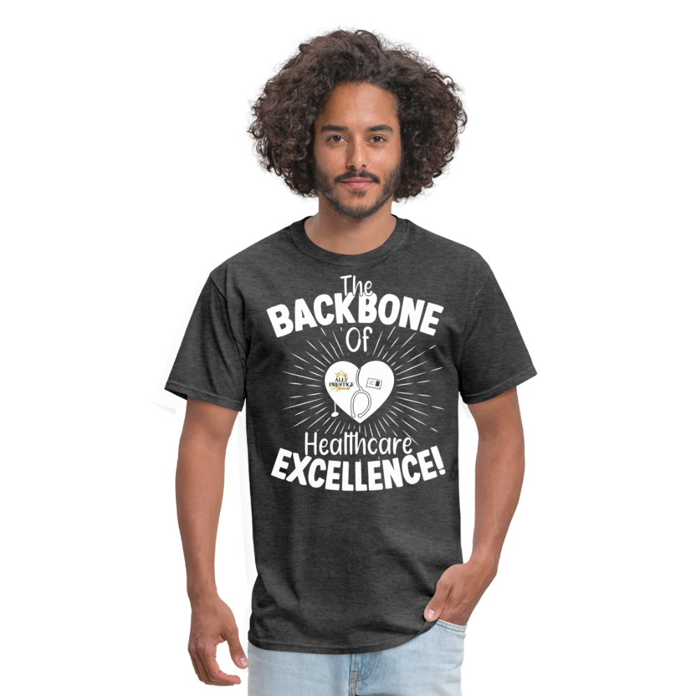 "Nurse Backbone" Unisex Classic T-Shirt - heather black