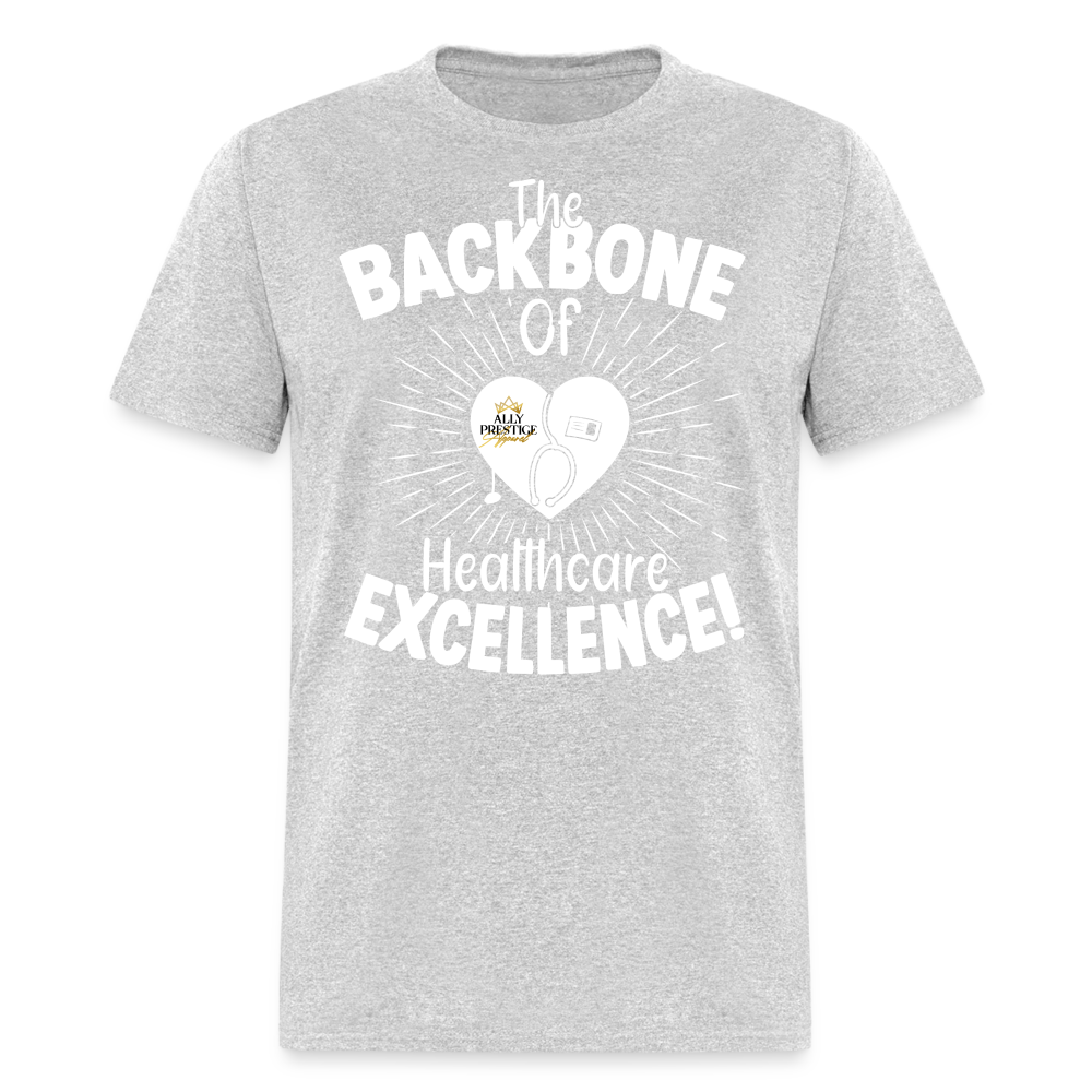 "Nurse Backbone" Unisex Classic T-Shirt - heather gray