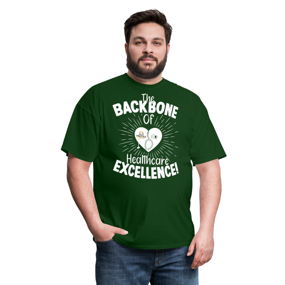 "Nurse Backbone" Unisex Classic T-Shirt - forest green