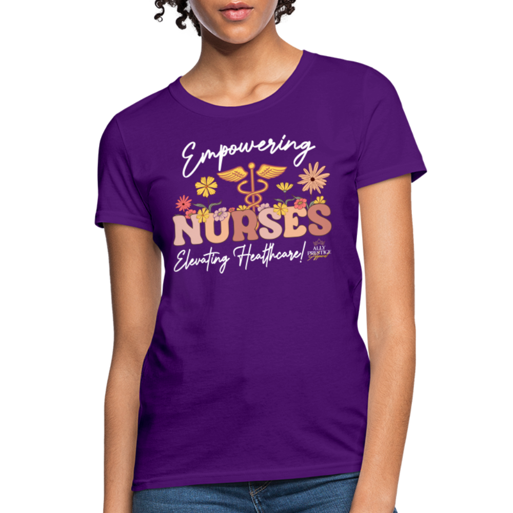 "Elevating Healthcare" Women's T-Shirt - purple