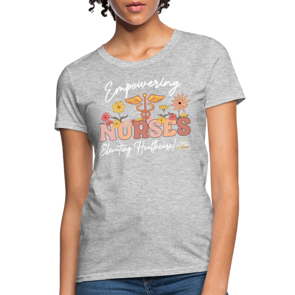 "Elevating Healthcare" Women's T-Shirt - heather gray