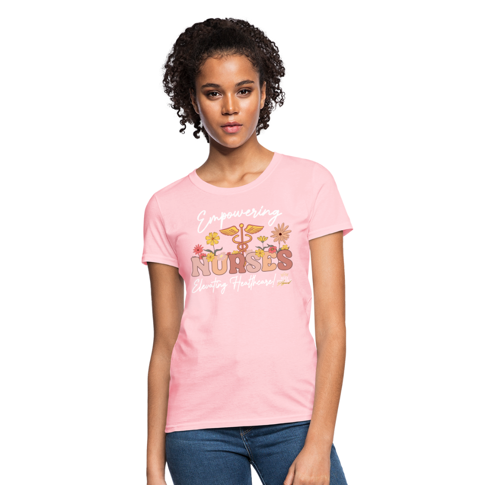 "Elevating Healthcare" Women's T-Shirt - pink