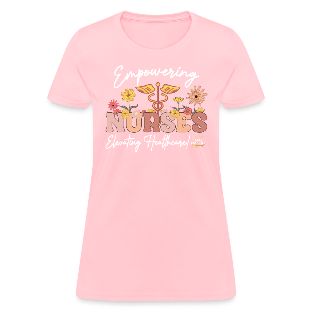 "Elevating Healthcare" Women's T-Shirt - pink