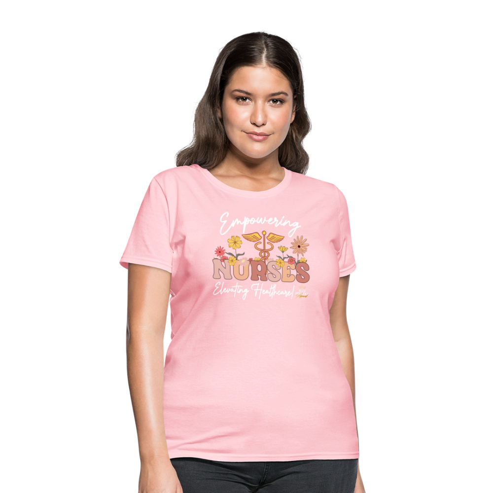 "Elevating Healthcare" Women's T-Shirt - pink