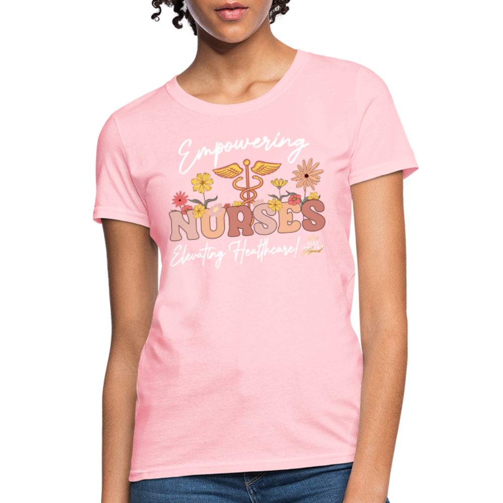 "Elevating Healthcare" Women's T-Shirt - pink