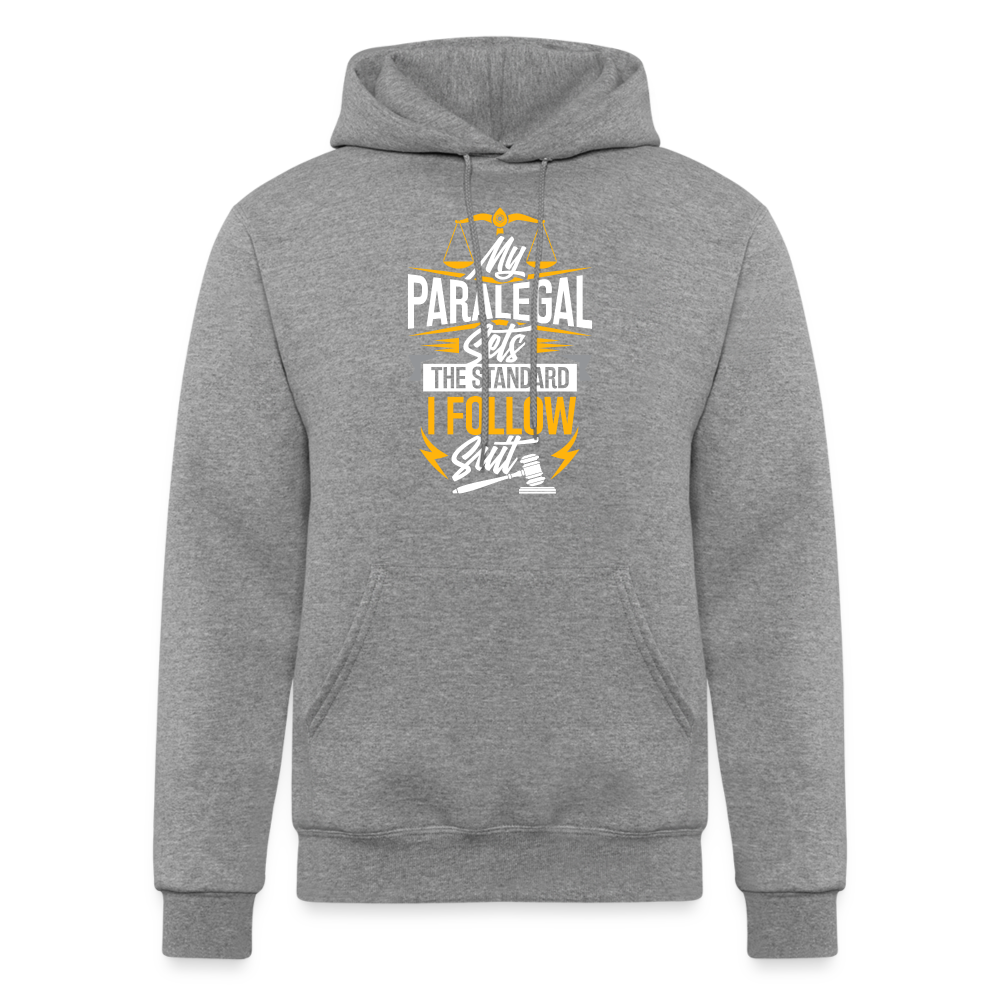 "Follow Suit" Hoodie - heather gray