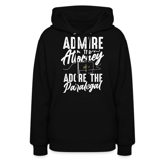 "Adore The Paralegal" Women's Hoodie - black