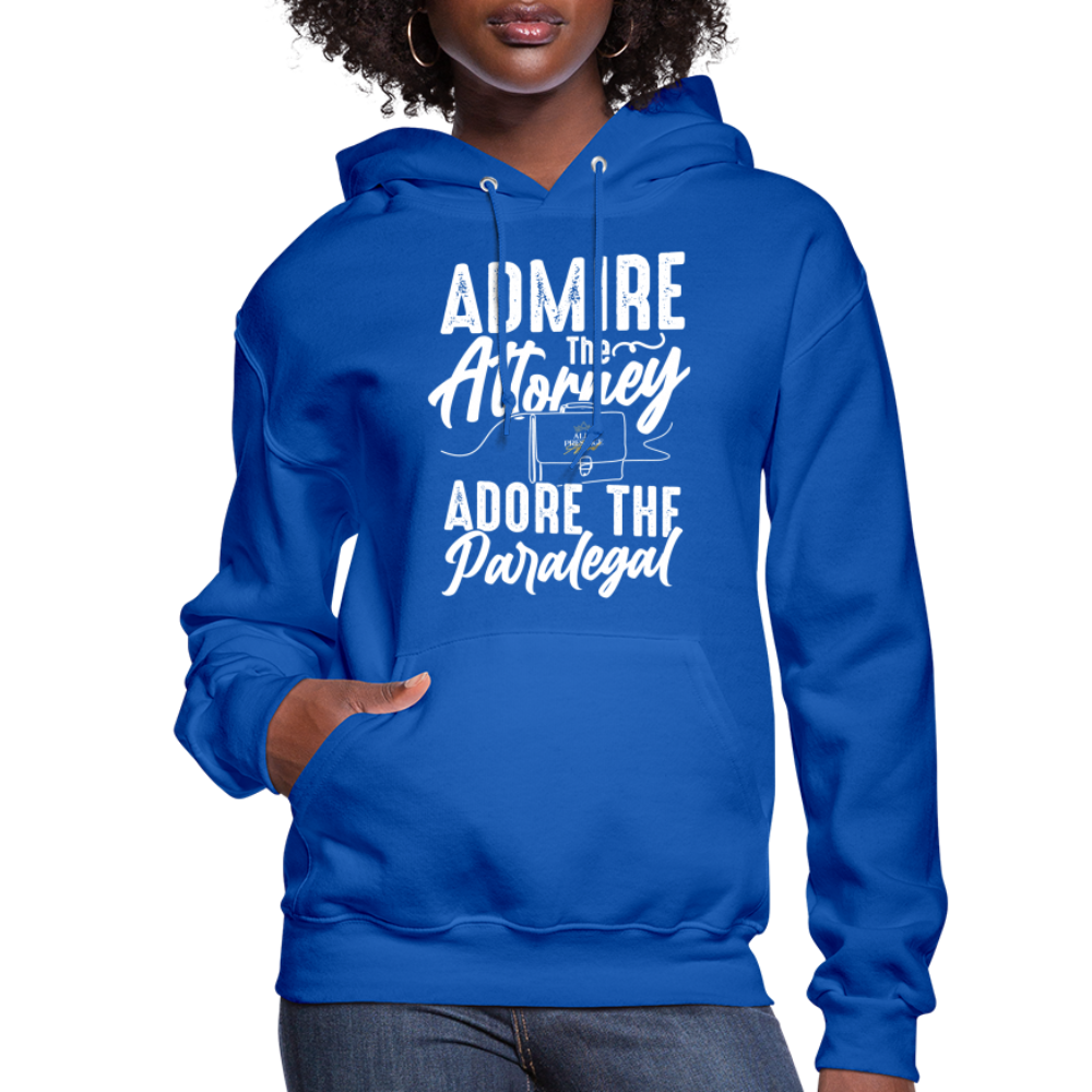 "Adore The Paralegal" Women's Hoodie - royal blue