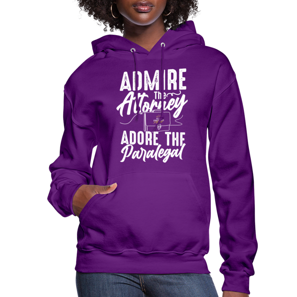 "Adore The Paralegal" Women's Hoodie - purple