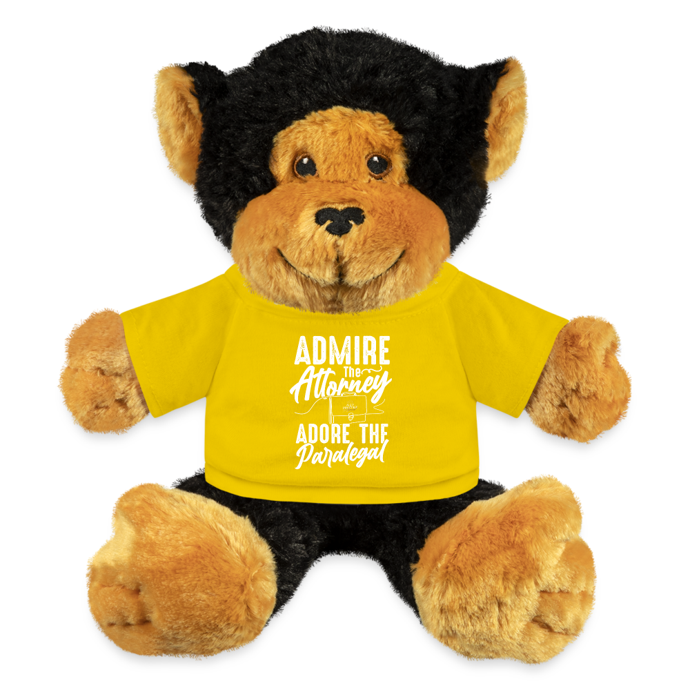 "Adore the Paralegal" Monkey - yellow