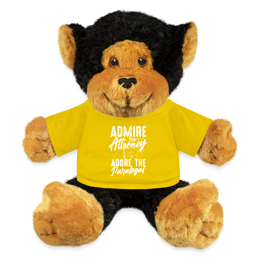 "Adore the Paralegal" Monkey - yellow