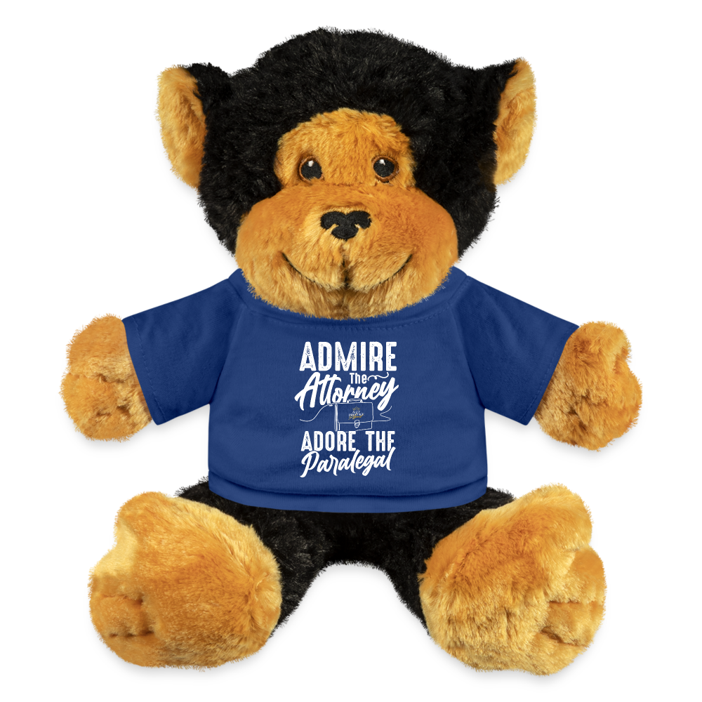 "Adore the Paralegal" Monkey - royal blue